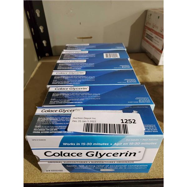 Colace Glycerine Suppositories 6X24