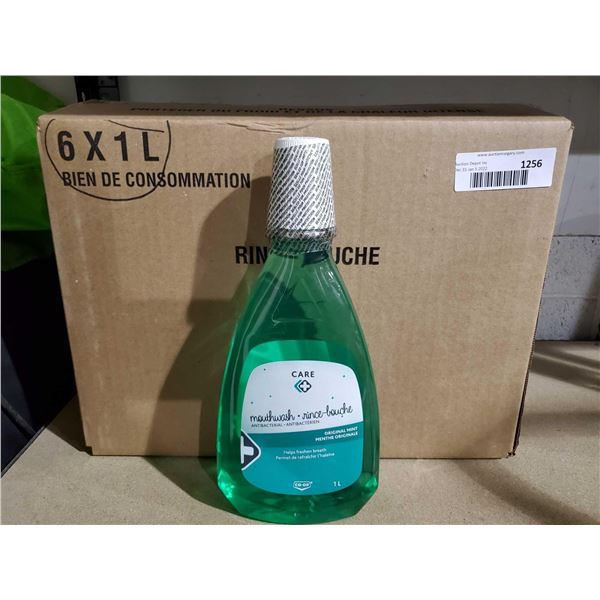 Care+ Antibacterial Original Mint Mouth Wash 6X1L