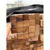 Image 2 : Lot Bundle of 25 - Western Red Cedar 3/4" x 3/4" x 8' Nail Stripping