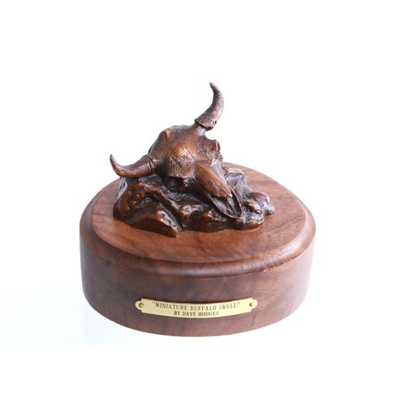 Hodges, Dave (1949 -) "Miniature Buffalo Skull"