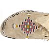 Image 9 : Cheyenne Beaded Hide Hard Sole Moccasins c. 1880