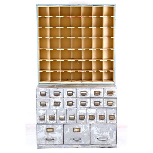 USPS Metal Cabinet & Metal Apothecary Cabinet