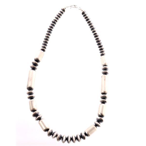Navajo J Mariano Handmade Sterling Silver Necklace