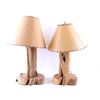 Image 1 : Rustic Alligator Juniper Table Lamps