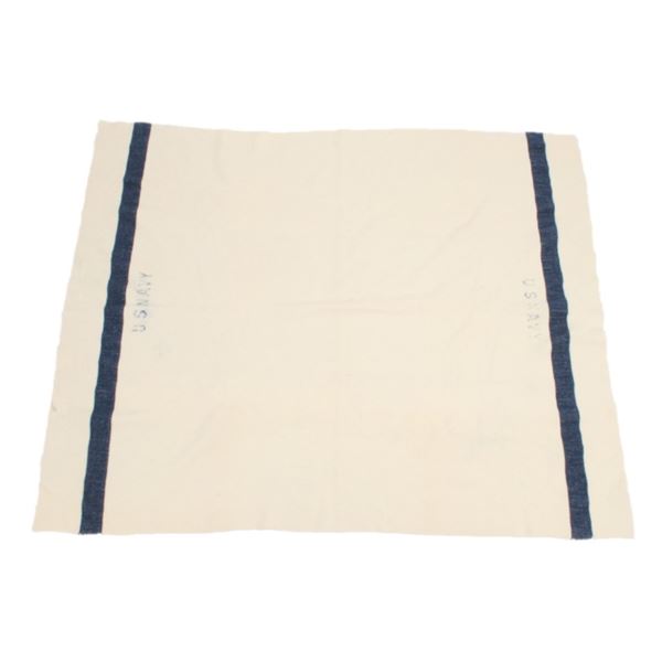 WWII U.S. Navy Wool Medical Blanket 1939-44