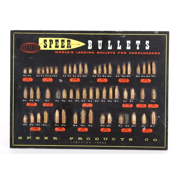 Speer Bullets Ordinance Display Advertisement
