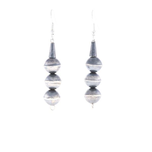 Navajo Gerald Mitchell Sterling Silver Earrings