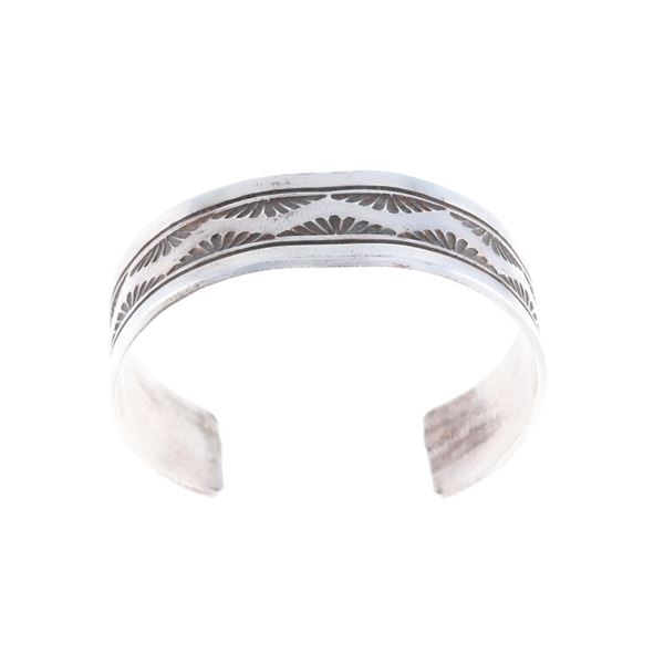 Navajo Rick Enriquez Sterling Silver Bracelet