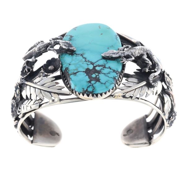 Armand American Horse Silver & Turquoise Bracelet