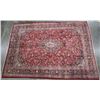 Image 1 : 1930's Kashan Persian Hand Knotted Wool Area Rug