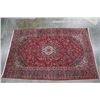 Image 1 : 1930's Kashan Persian Hand Knotted Wool Area Rug