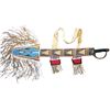 Image 1 : Crow Beaded Parfleche Lance Case w/ Sword 19th C.