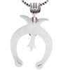 Image 5 : Navajo Naja Squash Kingman Necklace by M.C.