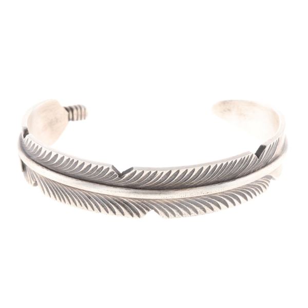 Navajo Charlie Chee Sterling Silver Bracelet