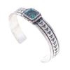 Image 4 : Navajo Kingman Turquoise Bracelet by R. Enriquez