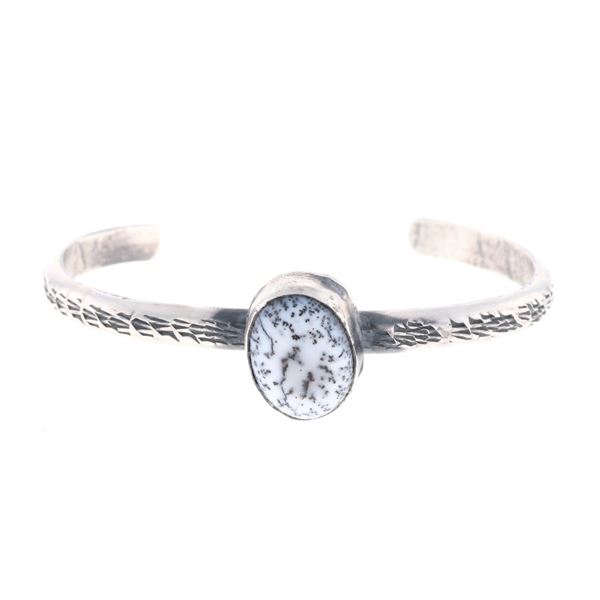 Navajo Greg Nez White Buffalo Turquoise Bracelet