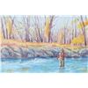 Image 6 : Hodges, Dave (1949 - ) Streamer Fishing Watercolor