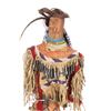 Image 3 : Apache Beaded Wood & Hide Doll c. 19th Century