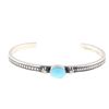 Navajo Jane Deligarito Silver & Turquoise Bracelet
