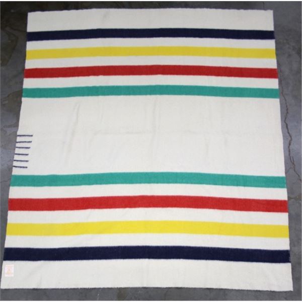 Hudson Bay Six Point Wool Trade Blanket