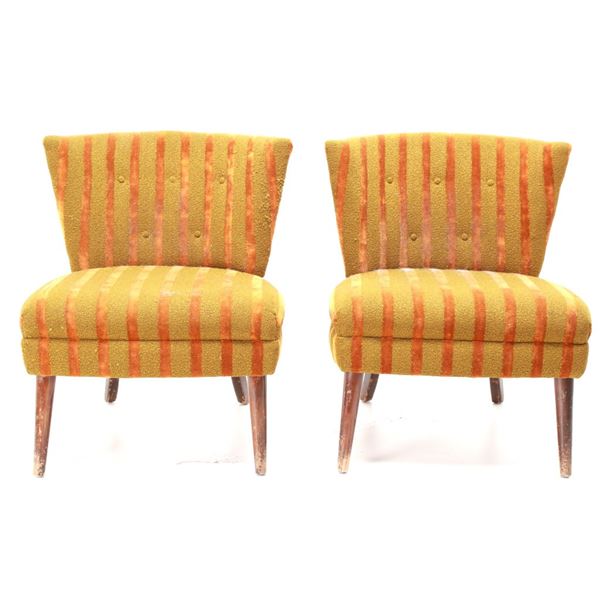 Danish Mid-Century Modern Upholstered Chairs 1950-