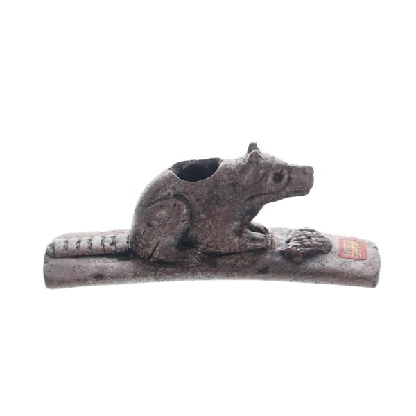 Hopewell Tradition Raccoon Pipe Bowl 100BCE-500CE