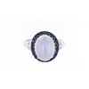 Image 1 : Outstanding Moonstone & Diamond 14k Gold Ring