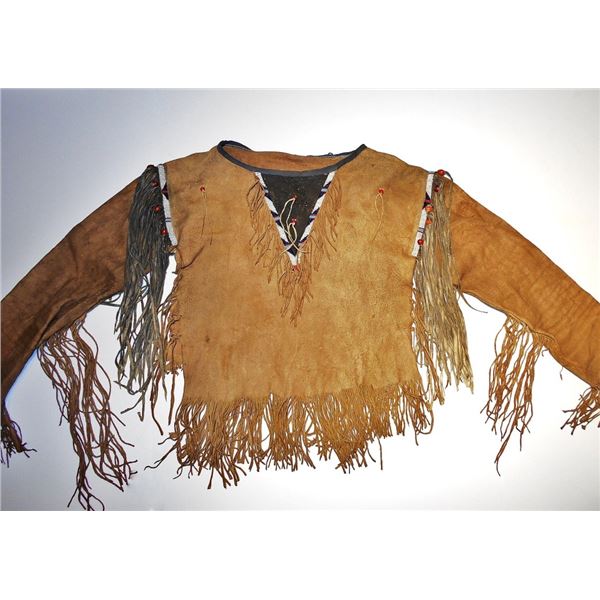 Crow Young Warrior's Beadwork Shirt