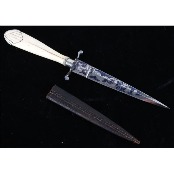 Gamblers Bone Handle Texas Toothpick Boot Dagger