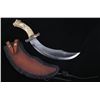 Image 1 : Bordean Hide Works Scimitar Antler Short Sword