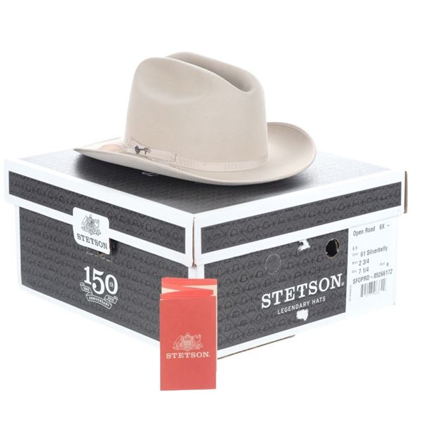 Stetson XXX6XXX "Open Road" Silver Belly Hat - Box