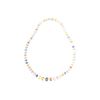 Image 1 : 40.66ct Multi-Colored Sapphire & Diamond Necklace