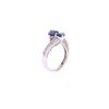 Image 5 : Freeform Blue Sapphire Diamond & 18k Gold Ring