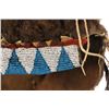 Image 15 : Northern Cheyenne Split Buffalo Horn Beaded Bonnet