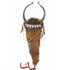 Image 1 : Northern Cheyenne Split Buffalo Horn Beaded Bonnet