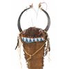 Image 3 : Northern Cheyenne Split Buffalo Horn Beaded Bonnet