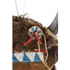 Image 9 : Northern Cheyenne Split Buffalo Horn Beaded Bonnet