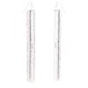 Image 4 : Navajo Zane Tahe Embossed Sterling Silver Earrings