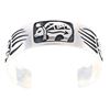 Image 1 : Hopi Sterling Bear Cuff by B. Mansfield