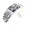 Image 2 : Hopi Sterling Bear Cuff by B. Mansfield