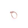 Image 8 : Ribbon Morganite Diamond & 14k Rose Gold Ring