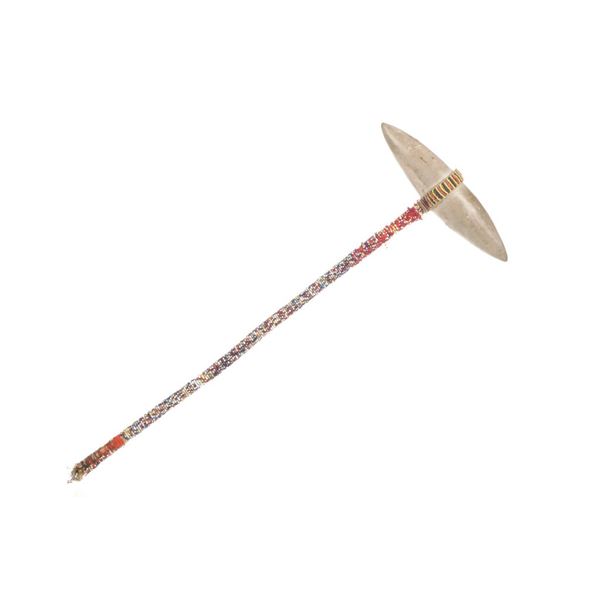 Sioux Fully Beaded Skull Cracker War Club 19th C.