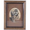 1979 Margaret O'brien Wolf Canis Lupis Gouache