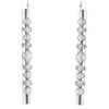 Image 1 : Navajo Zane Tahe Embossed Sterling Silver Earrings