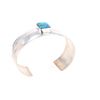 Image 3 : Navajo Turquoise Sterling Bracelet by C.J. Butler