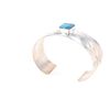Image 8 : Navajo Turquoise Sterling Bracelet by C.J. Butler