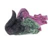 Image 14 : Ruby Zoisite Hand Carved Dragon Iguana Figurines