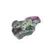 Image 9 : Ruby Zoisite Hand Carved Dragon Iguana Figurines