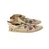 Image 12 : Crow Beaded Hide & Hard Sole Moccasins c. 1890-