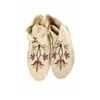 Image 5 : Crow Beaded Hide & Hard Sole Moccasins c. 1890-